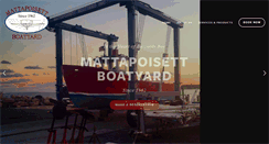 Desktop Screenshot of mattapoisettboatyard.com