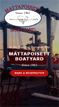 Mobile Screenshot of mattapoisettboatyard.com